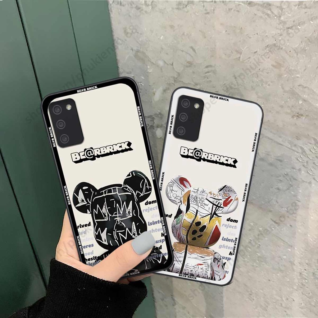 Ốp lưng điện thoại Samsung A02s / A03s elegant, gấu be@rbrick cao cấp, vỏ ốp rẻ đẹp