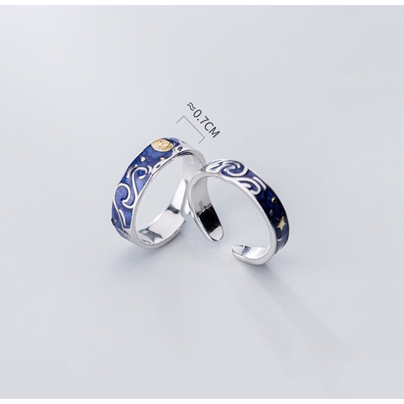 Nhẫn cặp blue sky