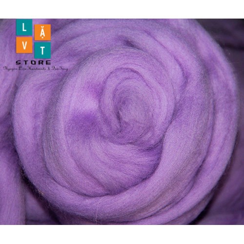 Bảng Màu Len Chọc 100  màu- Nguyên liệu để chọc len, Needle felting - Đồ Handmade thủ công