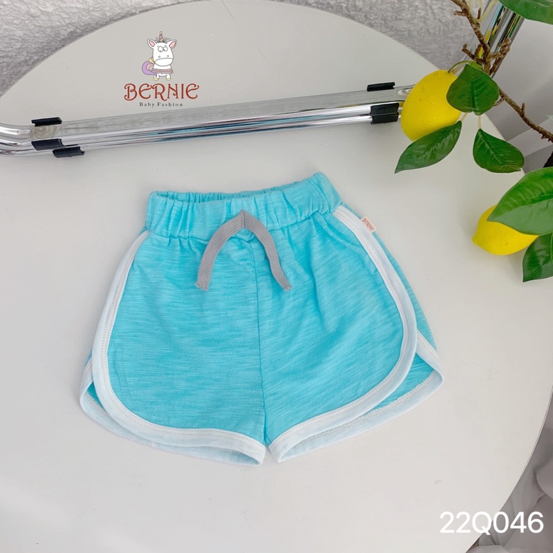 Quần short thể thao cotton xước bé trai bé gái