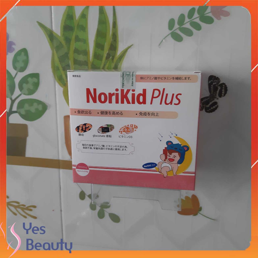 NORIKID PLUS – Giải Pháp Hỗ Trợ Cải Thiện Biếng Ăn, Táo Bón, Tăng Sức Đề Kháng ở Trẻ 06 Tháng – 12 Tuổi (Hộp 20 Ống)