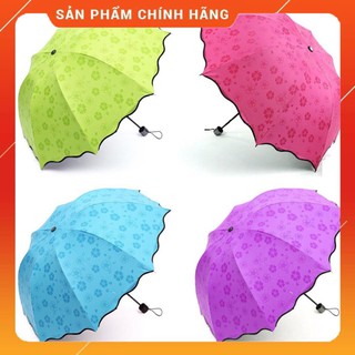 [HÀNG SIÊU TỐT] Ô gặp nước nở hoa chắn tia UV