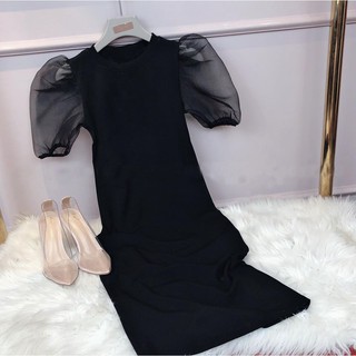 Mã 35 váy len tay bồng