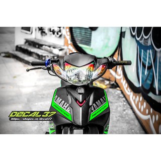 Tem Trùm Sirius Yamaha Xanh Đen
