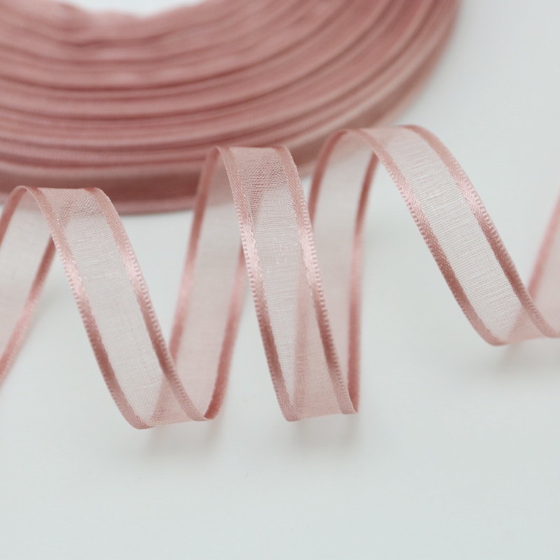 Cuộn Dây Ruy Băng Ren Dài 50 Yard Rộng 1cm, Dùng Làm Đồ Thủ Công, Trang Trí Tiệc Cưới