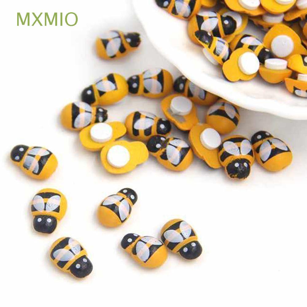 Set 100 Con Ong 3D Bằng Gỗ Tự Dính Dùng Trang Trí Đồ Chơi/Sổ Tay Cho Bé