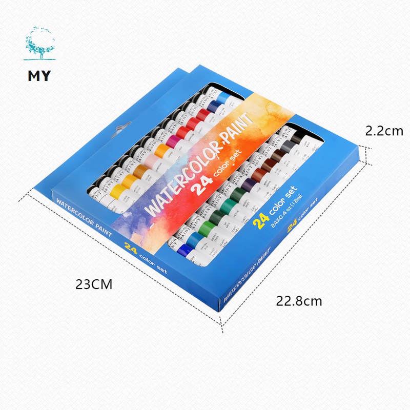 Bộ Màu Nước 24 Màu Cho Bé