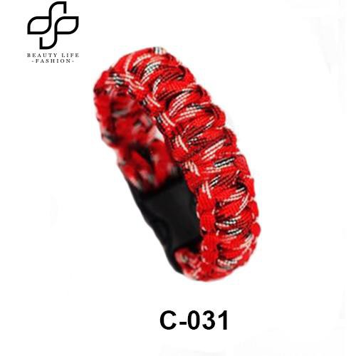 Vòng tay dây thừng đầu inox