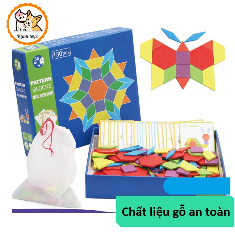 Đồ chơi gỗ ghép hình MONTESSORI cấp độ khó