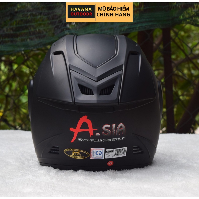 Mũ Bảo Hiểm 3/4 Có Kính ASIA MT115 Sport Chính Hãng Havana Store | Nhựa ABS Độ Bền Cao - BH 12 Tháng