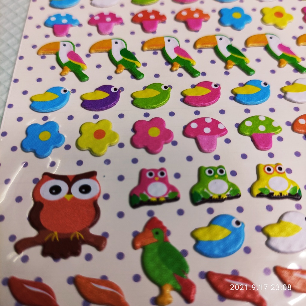 Sticker BIRD gồm các hình dán chú chim đáng yêu[S43] rất dễ thương sử dụng trang trí đồ vật - LUCKY SHOES VN