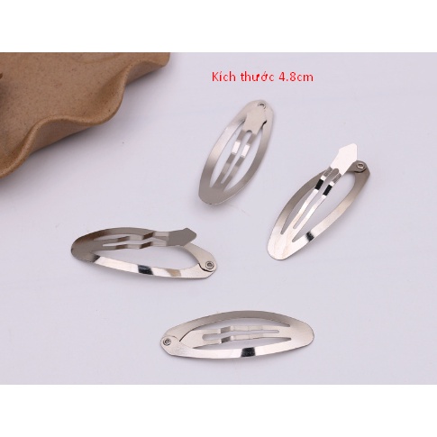 Set 10 phôi kẹp tóc, sườn kẹp tóc nhiều mẫu mã kích thước, màu sắc