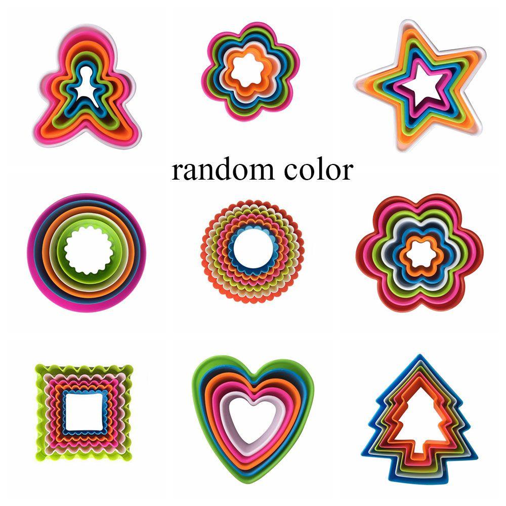 CONOPERY Bộ 5 / 6 Khuôn Cắt Bánh Quy / Kẹo Đường Trang Trí Thủ Công