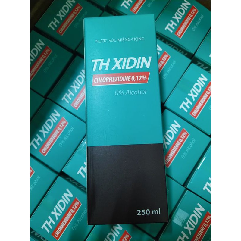 Súc miệng, họng Th xidin ( chlorhexidine)