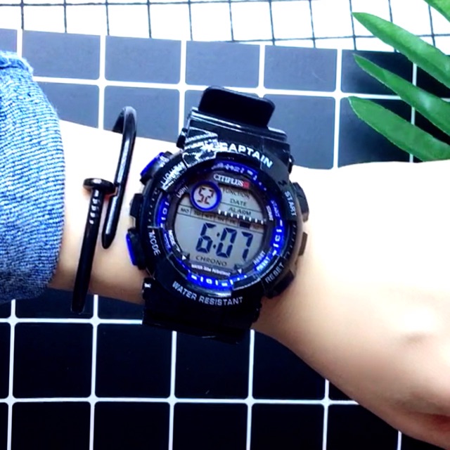 Đồng hồ unisex thể thao Sport Watch X-Captain Citiplus full chức năng chống nước chống xước tốt