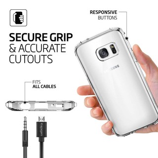 Ốp lưng dành cho Samsung Galaxy S7 Spigen Crystal Shell (Trắng)