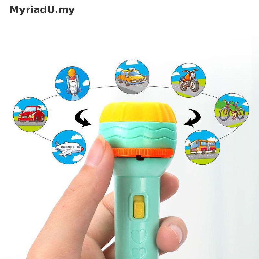 Đèn Pin Chiếu Hình Vui Nhộn Dùng Để Kể Chuyện Cho Bé
