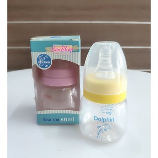 Bình sữa cổ hẹp Dolphin (60ml, 120ml, 250ml)