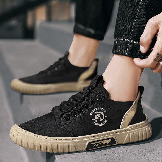 Giày Vải Nam - Giày Lười Vải Nam Kiểu Dáng Đẹp Siêu Nhẹ Êm Chân Dễ Đi AVI - 9198