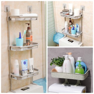 [GIÁ SỈ] KỆ NHỰA DÁN TƯỜNG 1 TẦNG, 2 TẦNG NHÀ TẮM, NHÀ VỆ SINH [SALE]