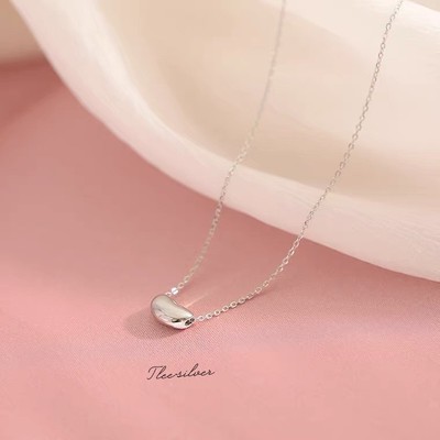 Dây chuyền bạc nữ TLEE mặt hạt đậu dễ thương TLEE JEWELRY D0166