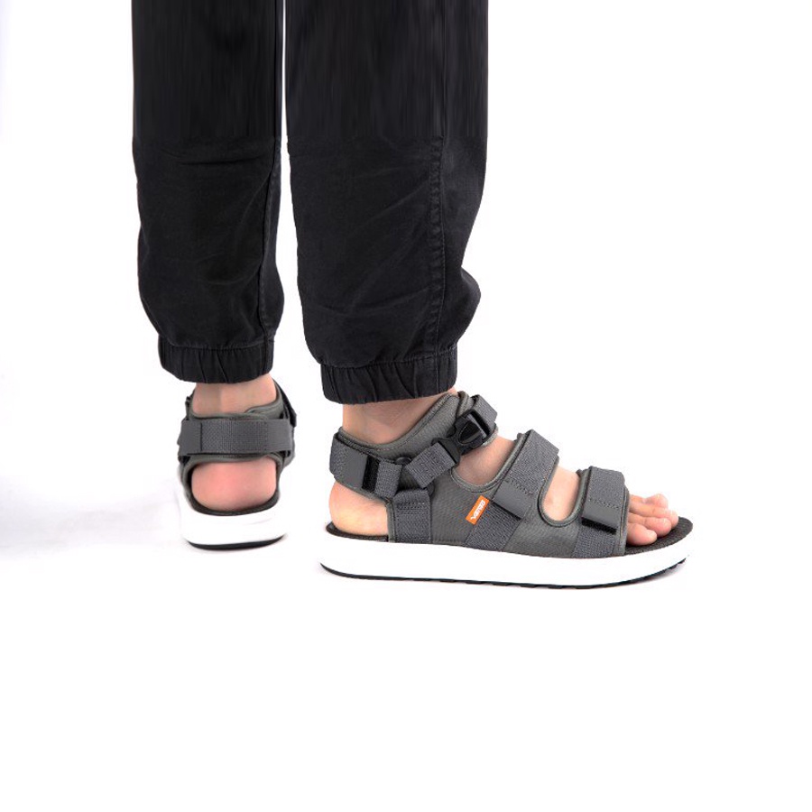 [Mua Kèm Áo Thun 0Đ] Giày Sandal Vento Nam Nữ - NB03G Xám