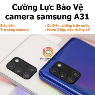 Cường lực camera samsung galaxy A31 siêu trong, siêu bền, 3 lớp hót