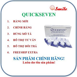 Sỉ  1 hộp ( 24 que) Que thử thai quickstrip,quickseven