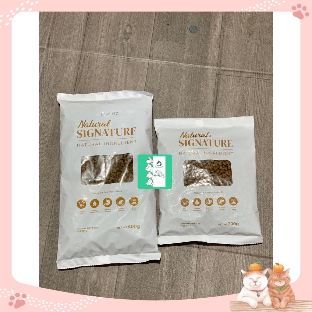 Natural Signature thức ăn hạt hữu cơ cho mèo 200gr-400gr