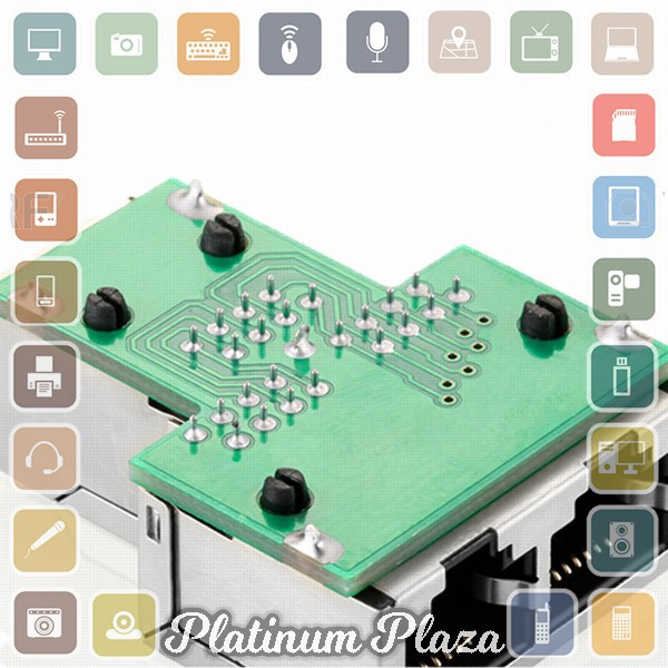 Đầu Chia Cổng Mạng Lan Rj45 1 Sang 2 - Dn0190 - Black 'qxnv0s- | BigBuy360 - bigbuy360.vn