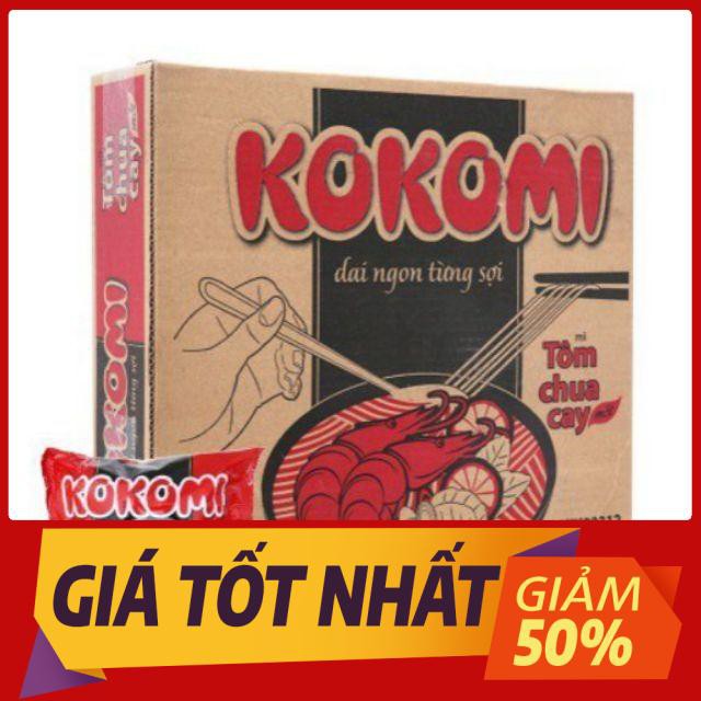 Thùng mì Kokomi chua cay 30 gói 65g