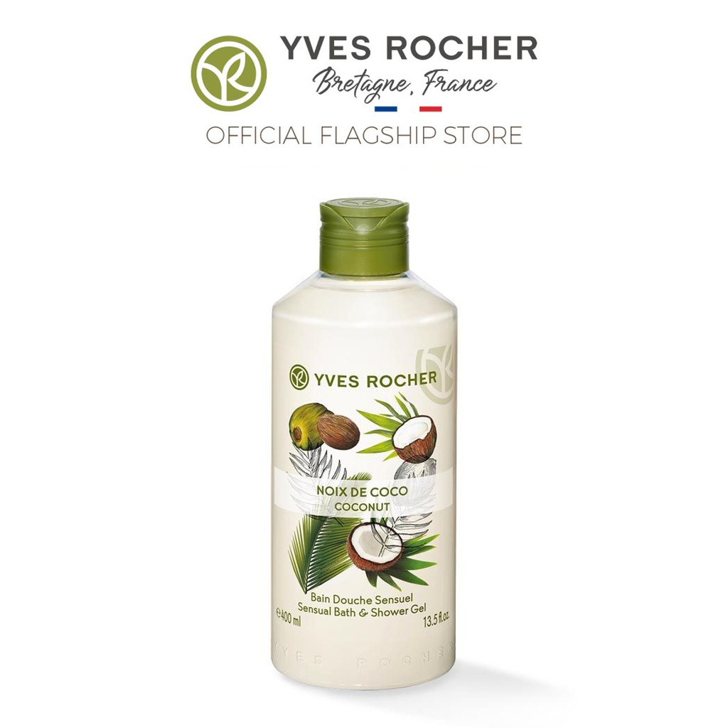 Gel Tắm Yves Rocher Coconut Sensual Bath And Shower Gel 400ml | BigBuy360 - bigbuy360.vn