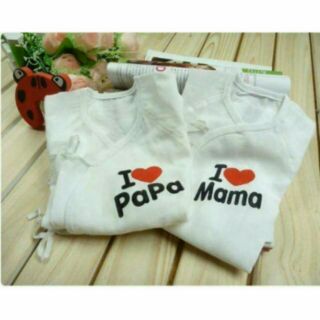 Set 2 body xô papa mama