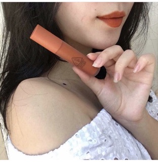Son màu cam cháy - 3ce Soft Lip Lacquer