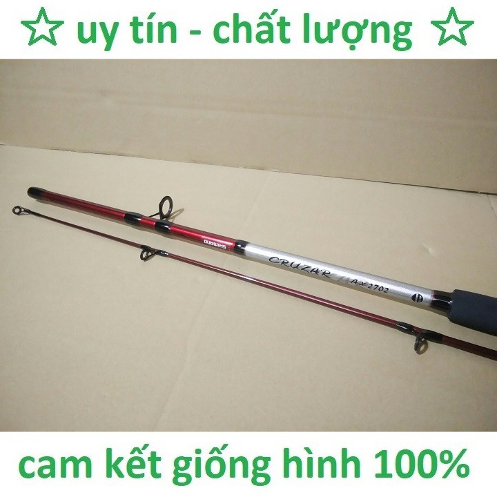 Cần Câu 2 khúc 2m1 Shimano Cruzar Hàng Xịn - Tặng Full Bộ Phụ Kiện