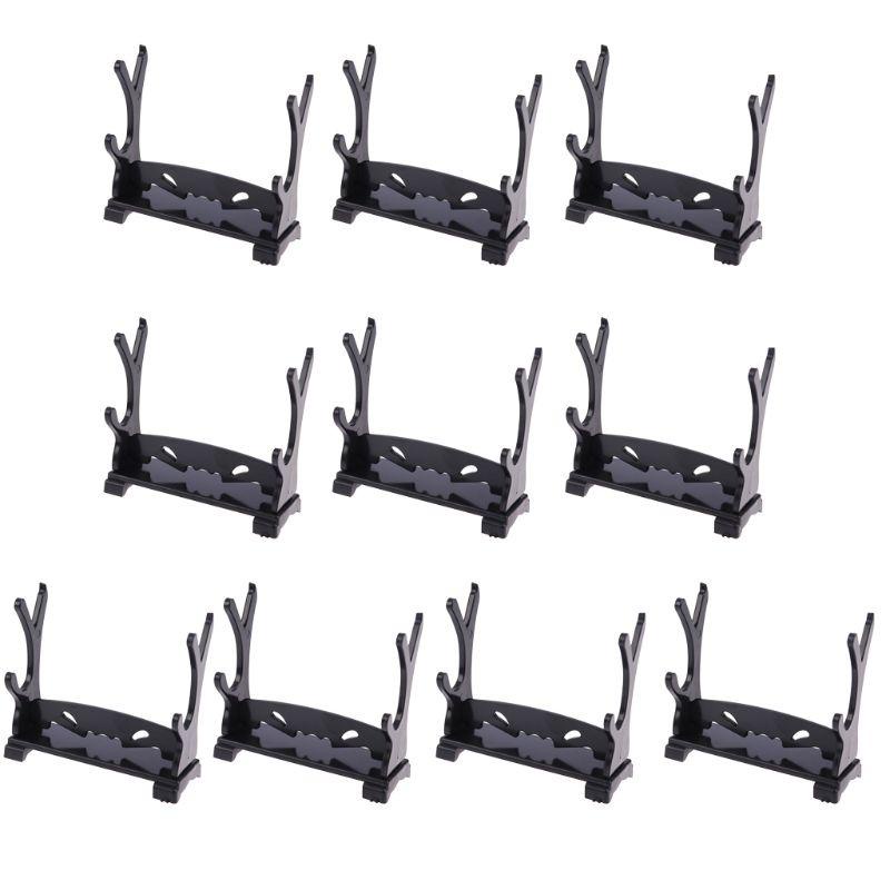 Set 10 Giá Đỡ Trưng Bày Kiếm Ảo Thuật Hai Tầng Bằng Pvc Họa Tiết Hoạt Hình