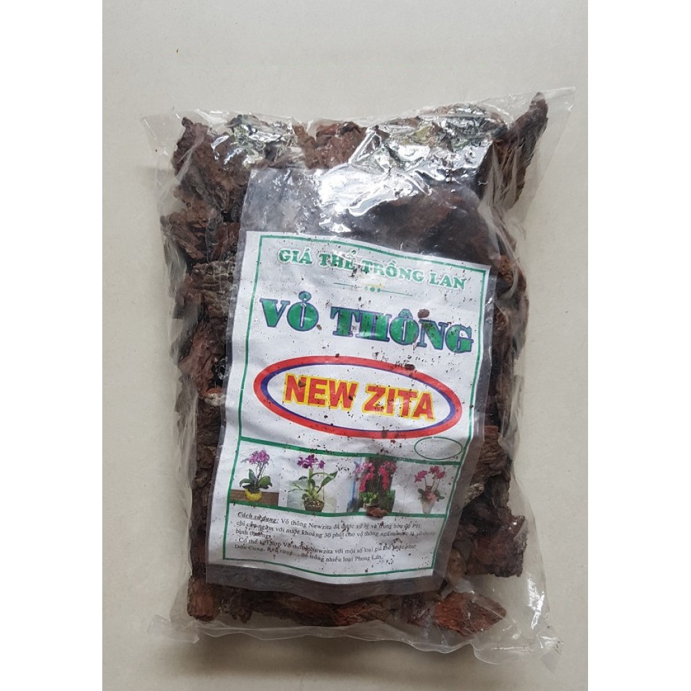 Giá Thể Trồng Lan, Vỏ Thông Trồng Lan New Zita, túi khoảng 500gr