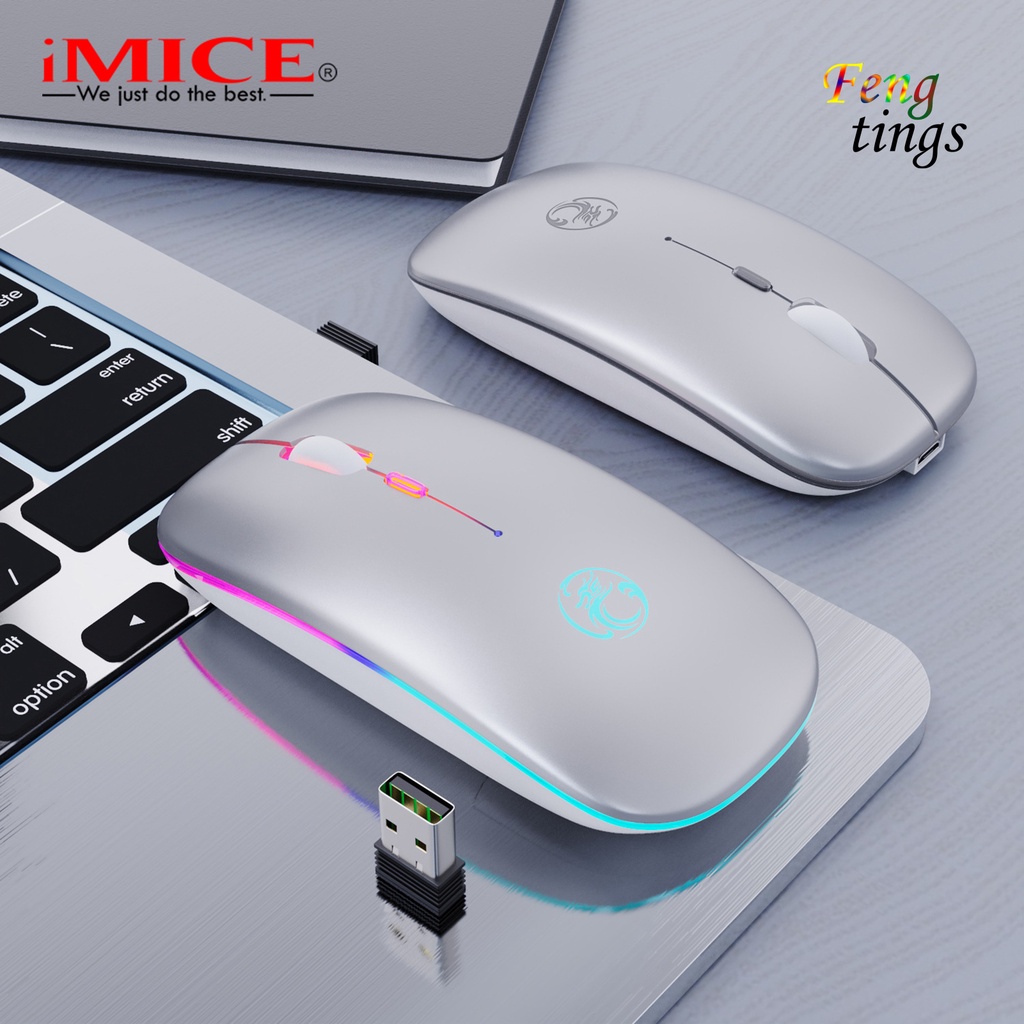 Chuột không dây Bluetooth Có Thể Sạc Lại IMICE E-1300