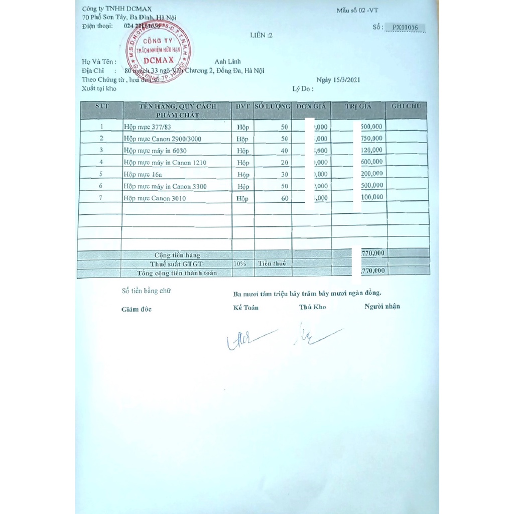 Hộp mực máy in Canon LBP 6000, 6030, 3050, MF3010 (CRG325/35A)