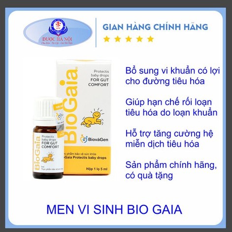 BioGaia Protectis Drops - Men vi sinh nhập khẩu chính hãng từ Thuỵ Điển