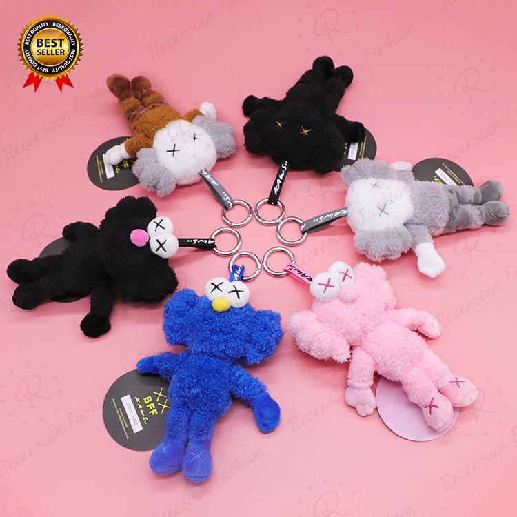 Thú nhồi bông kaws X BFF có móc khóa hình thú nhồi bông đáng yêu