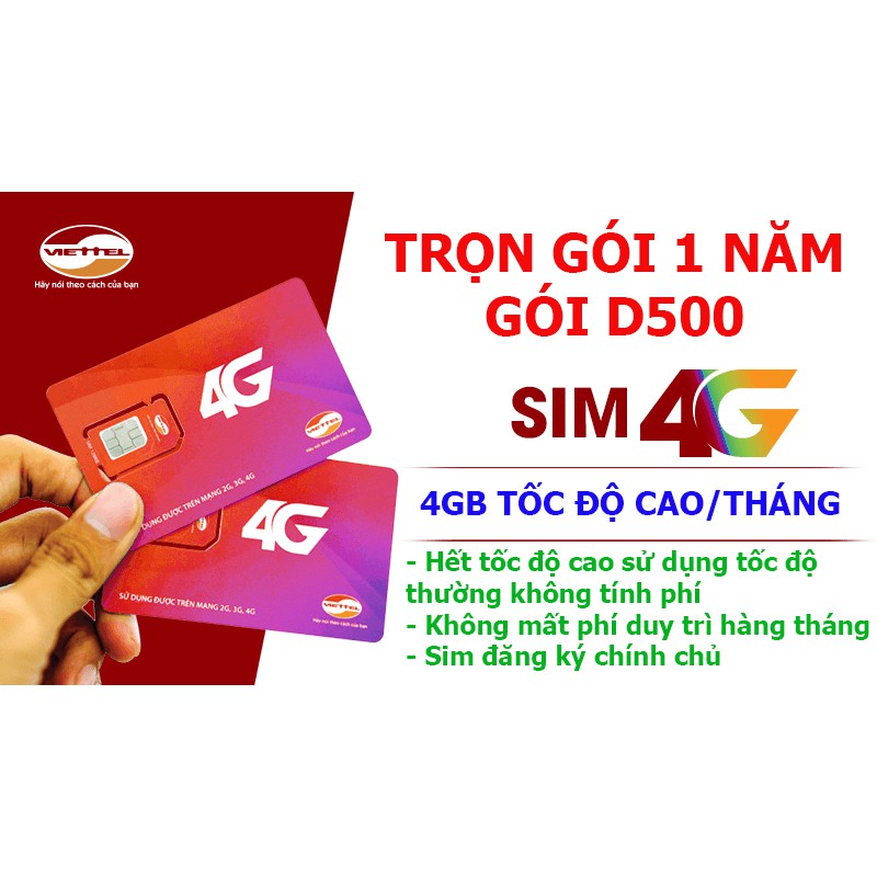 sim vào mạng 1 năm của vina