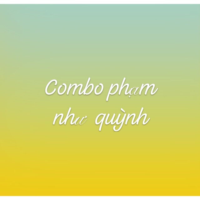 Combo khách lẻ phạm như quỳnh