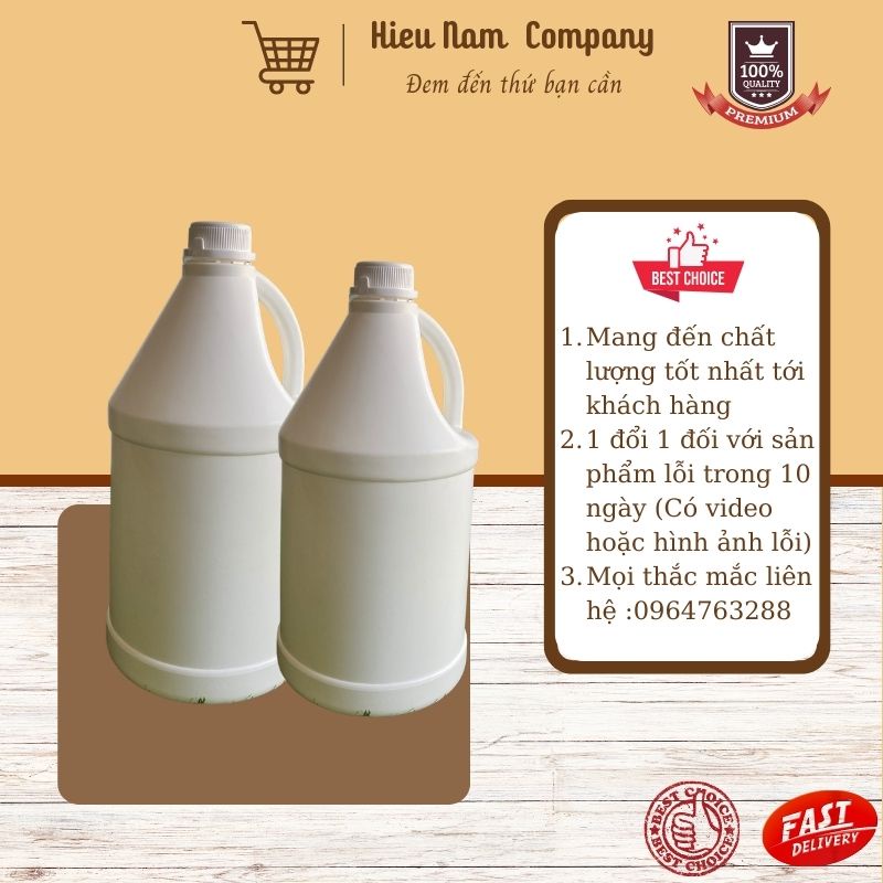 Can nhựa HPDE 3l6 thân tròn màu trắng đục