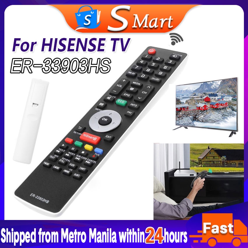 [Soyamart] Điều khiển từ xa thông minh Hisense TV ER-33903 ER-33903HS Dành cho điều khiển từ xa TV L