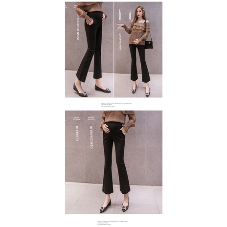 Quần Bầu Ống Loe phong cách hàn quốc cực tôn dáng cho người mang bầu❤️ Full size đến 70kg