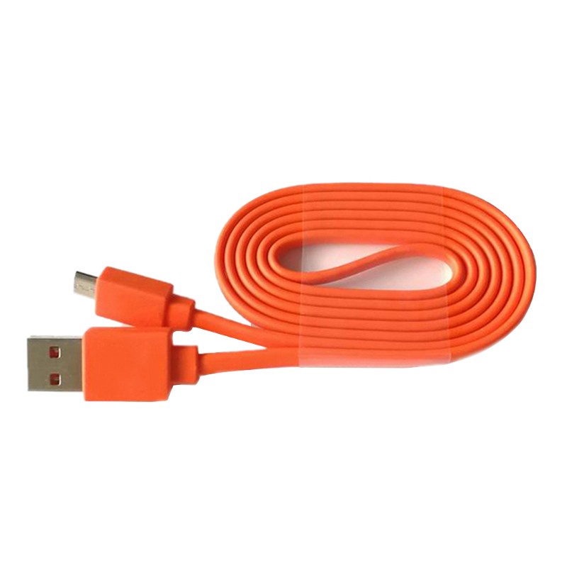 DOU Replacement 1M USB Charger power Charging Data Cord Cable for -JBL Flip 3 4 Pulse 2 Bluetooth Speaker Orange Practical