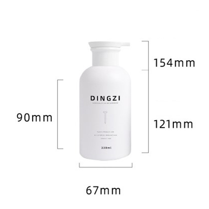 1 Chai Rỗng Đựng Dầu Gội Sữa Tắm / Sữa Dưỡng / Lotion Màu Trắng Có Vòi Bơm Tiện Dụng