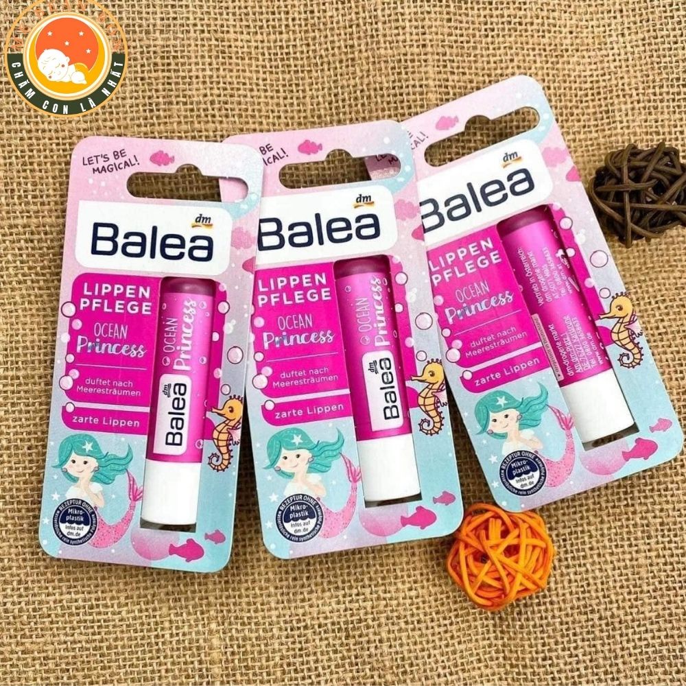 Son dưỡng môi Balea Ocean Princess 4.8g của Đức phù hợp cho bé - MẸ BEAN BON