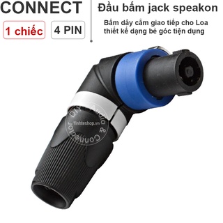 Rắc cắm loa speakon 4pin vuông góc 1 chiếc